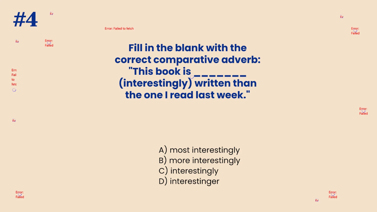 Free Comparative and Superlative Adverbs Template to Edit Online