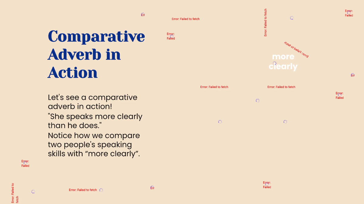 Free Comparative and Superlative Adverbs Template to Edit Online