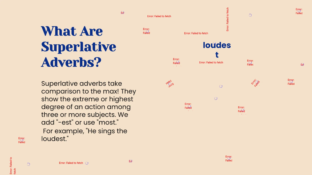 Free Comparative and Superlative Adverbs Template to Edit Online