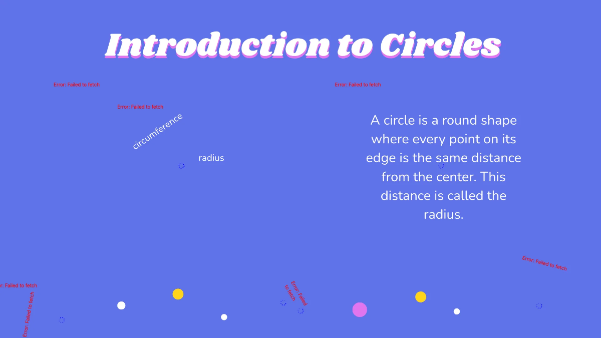 Free Area of Circles Template to Edit Online