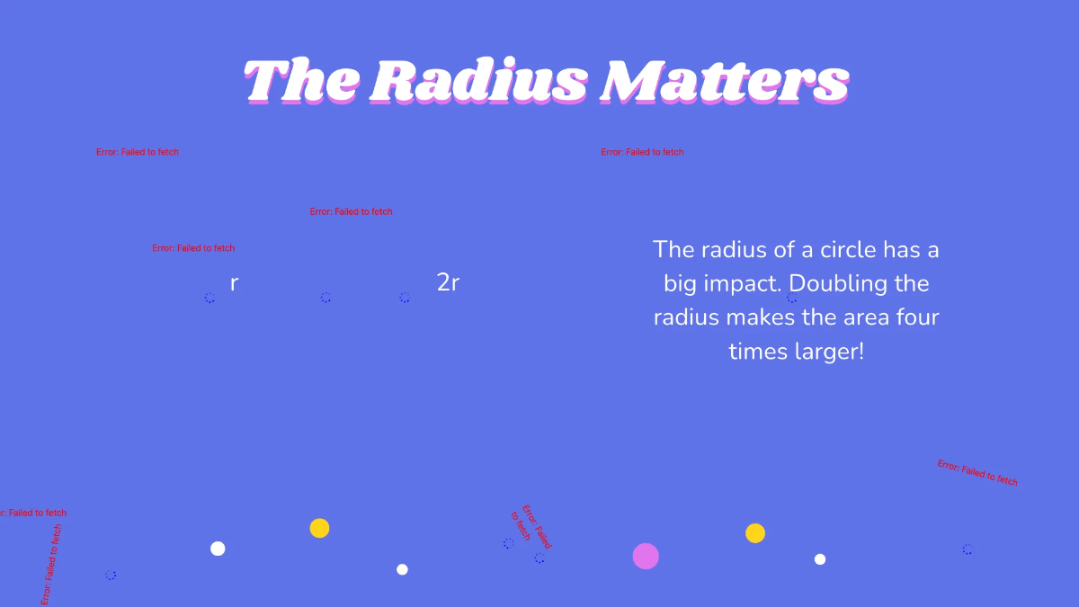Free Area of Circles Template to Edit Online