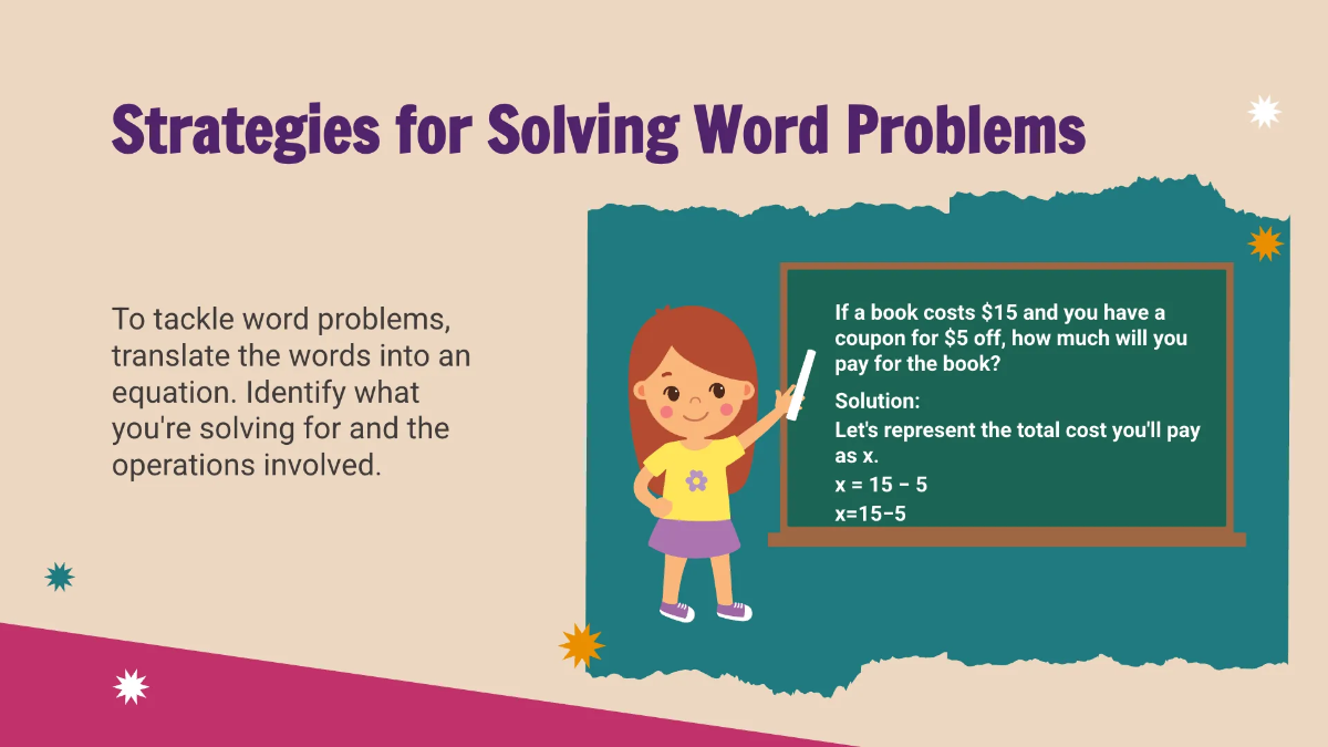 Free Solve One-Step And Two-Step Linear Equations: Word Problems Template to Edit Online