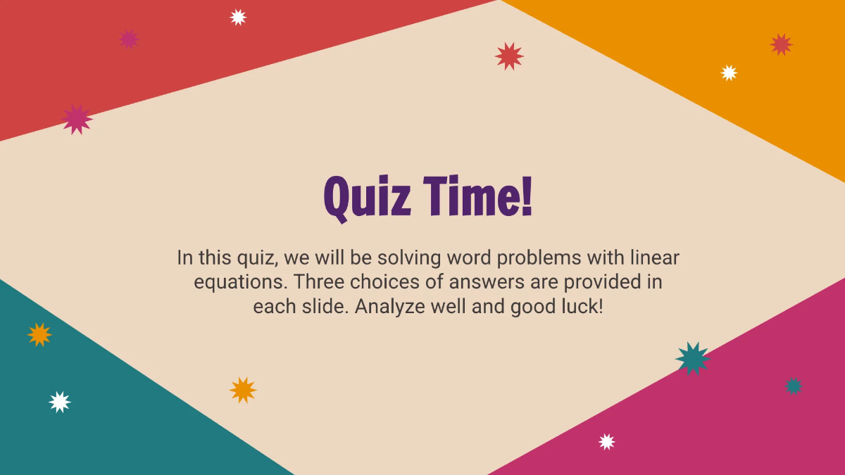 Free Solve One-Step And Two-Step Linear Equations: Word Problems Template to Edit Online