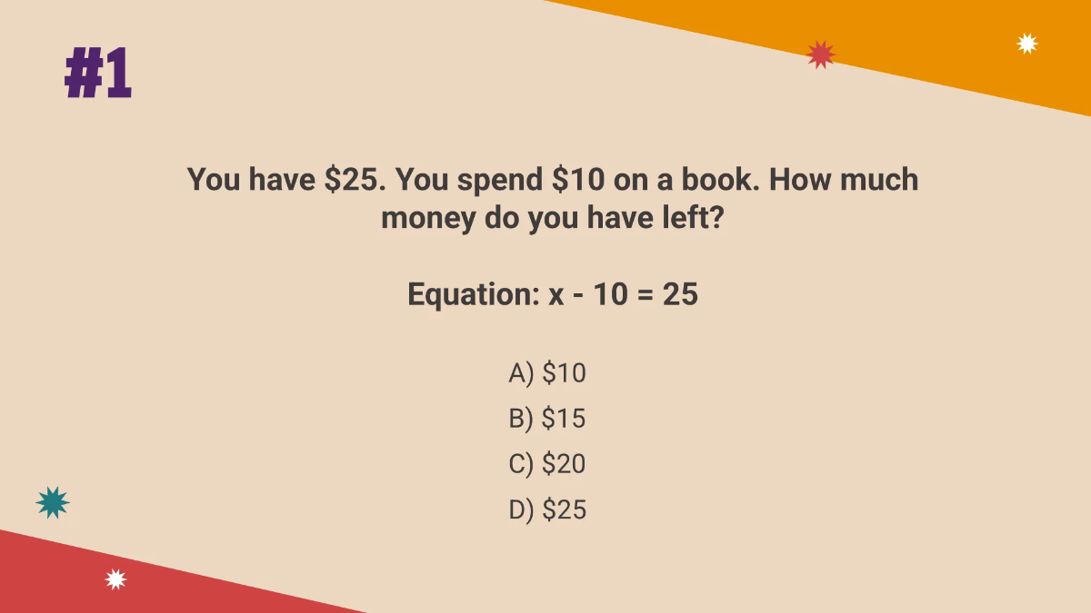 Free Solve One-Step And Two-Step Linear Equations: Word Problems Template to Edit Online