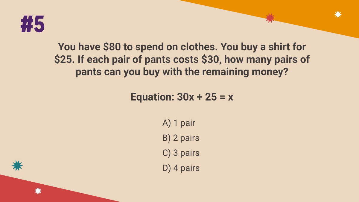 Free Solve One-Step And Two-Step Linear Equations: Word Problems Template to Edit Online
