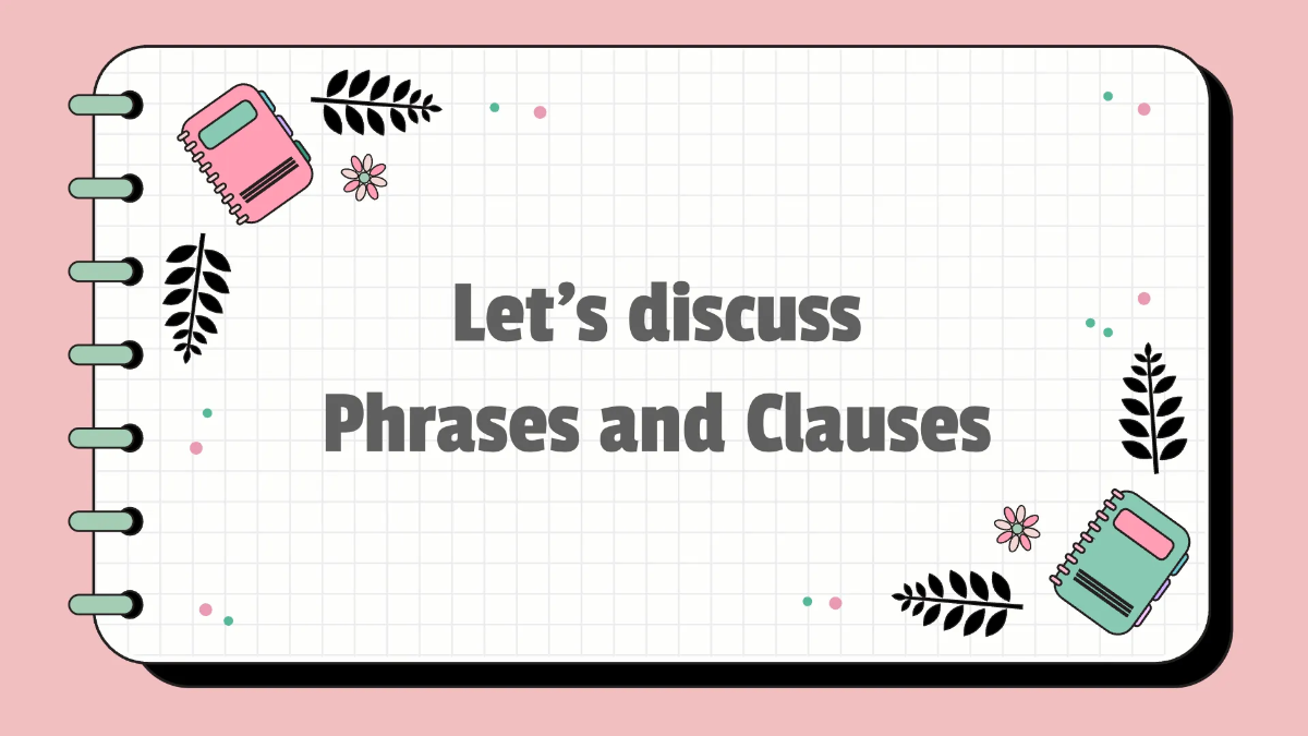 Free Phrases and Clauses Template to Edit Online