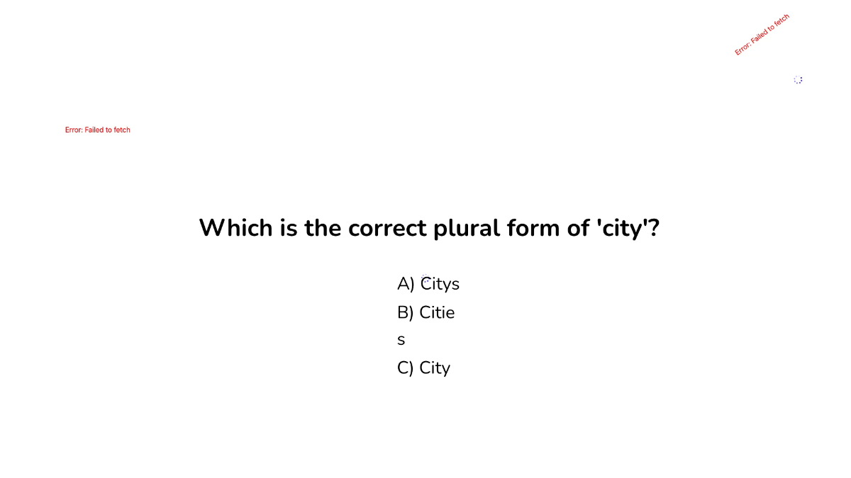 Free Regular and Irregular Plurals Template to Edit Online