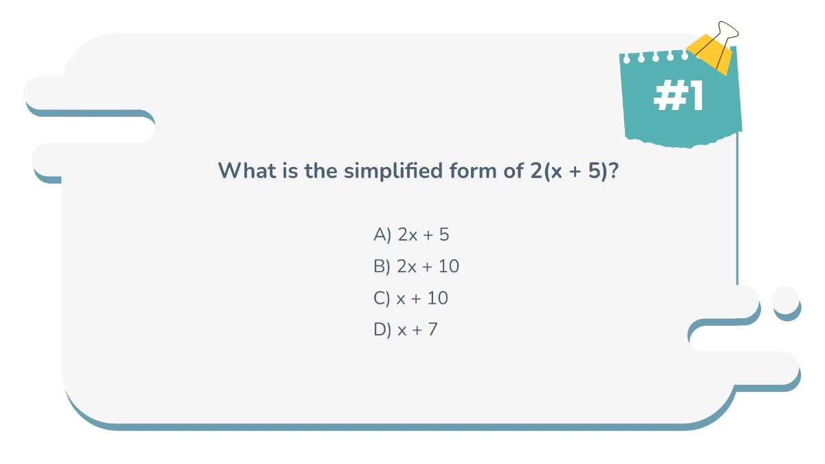 Free Simplify Linear Expressions Using Properties Template to Edit Online