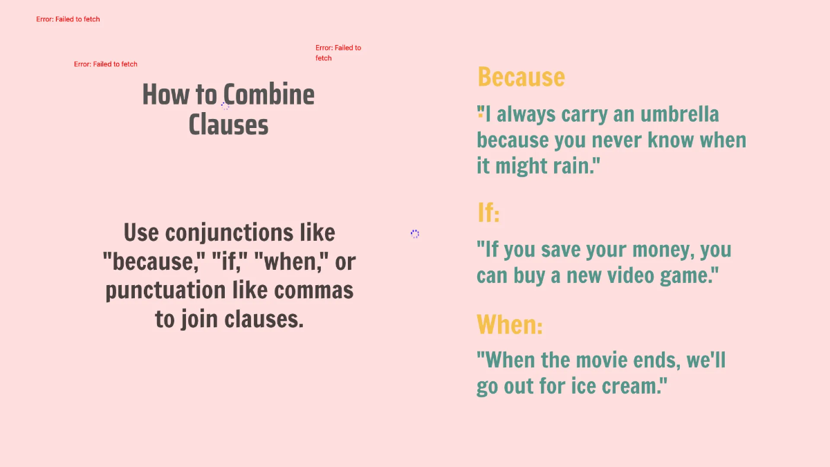 Free Dependent and Independent Clauses Template to Edit Online