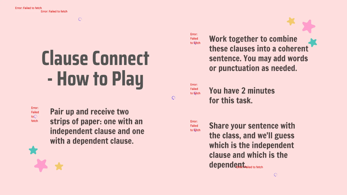 Free Dependent and Independent Clauses Template to Edit Online