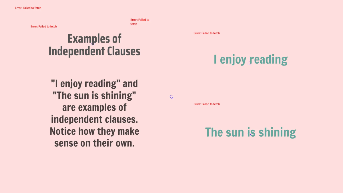 Free Dependent and Independent Clauses Template to Edit Online