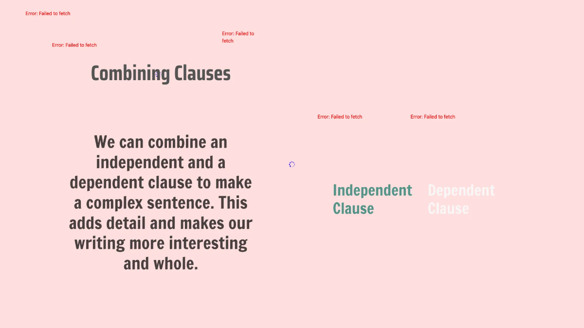 Free Dependent and Independent Clauses Template to Edit Online