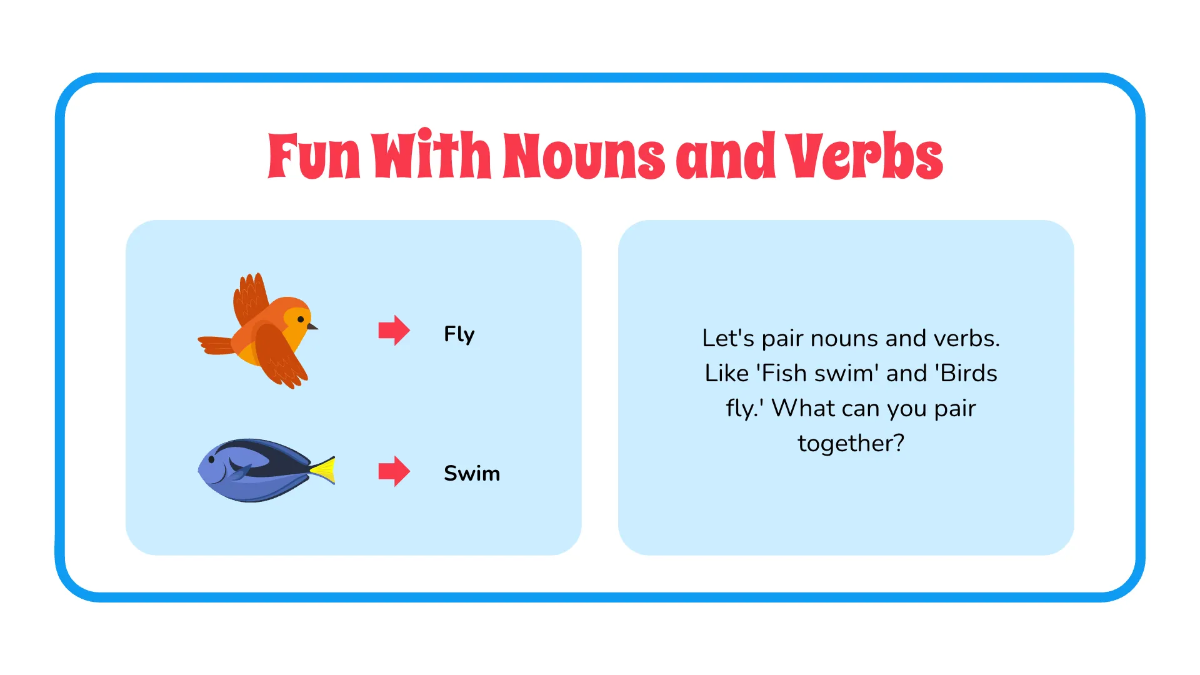 Free Parts of Speech Template to Edit Online