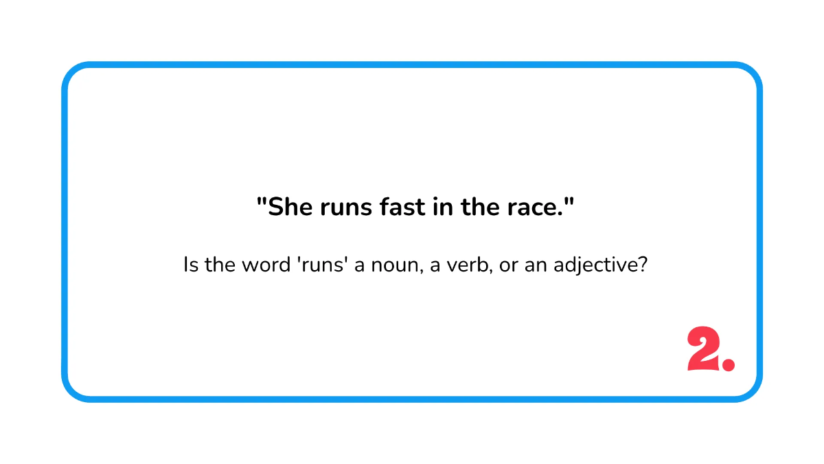 Free Parts of Speech Template to Edit Online