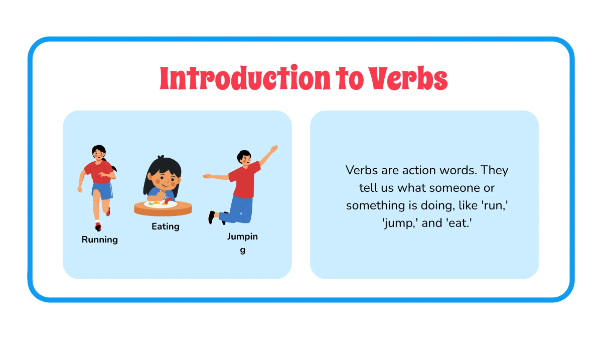 Free Parts of Speech Template to Edit Online