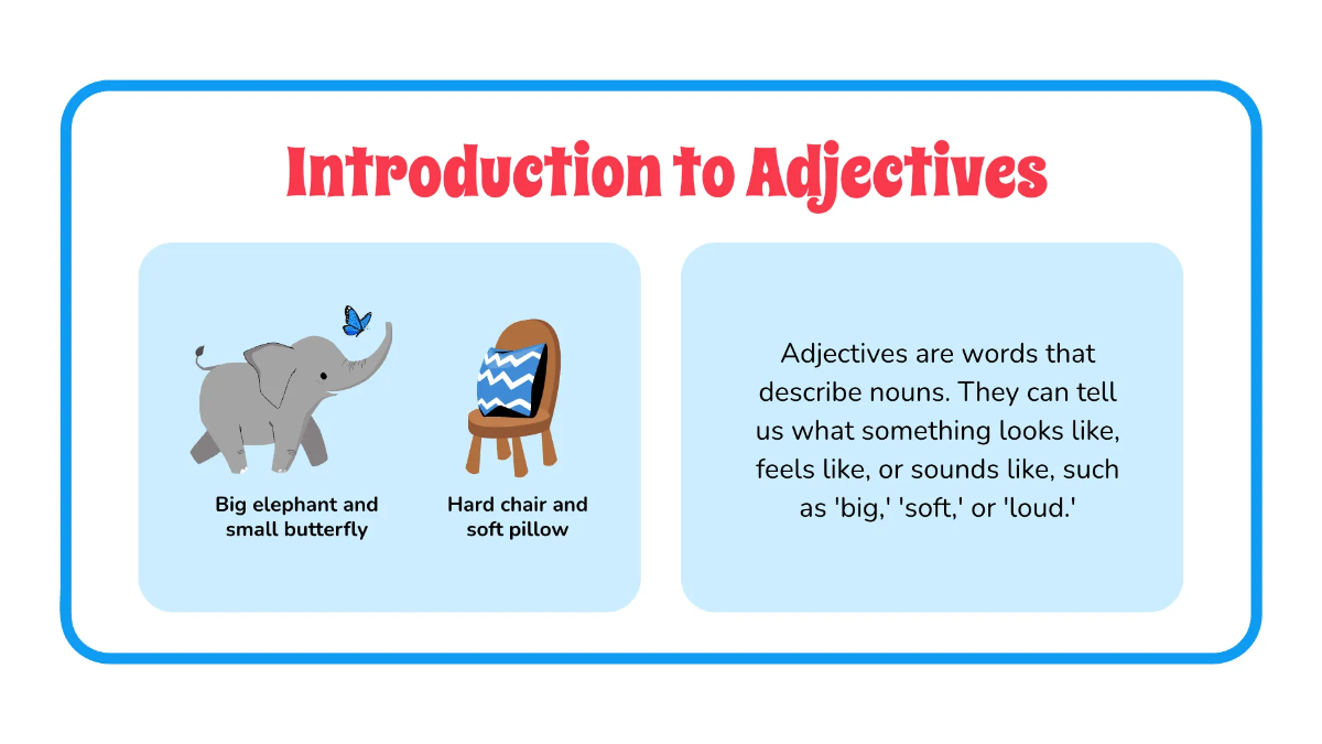 Free Parts of Speech Template to Edit Online