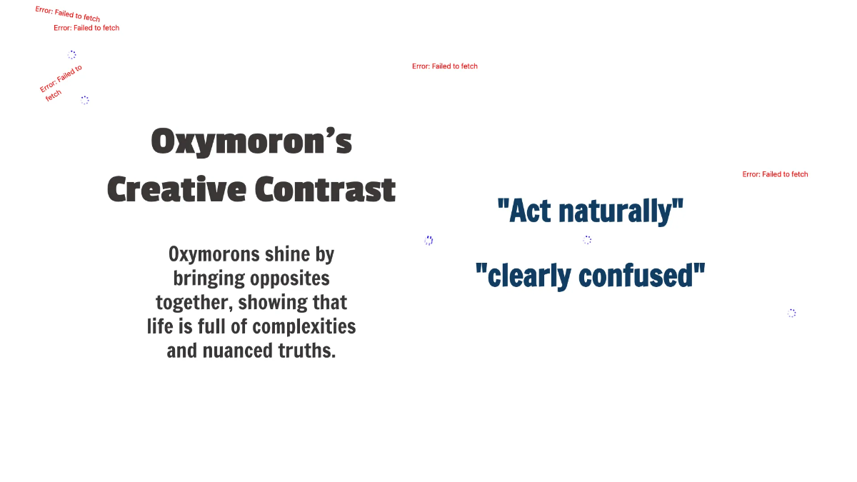 Free Euphemism, Hyperbole, Oxymoron, and Paradox Template to Edit Online