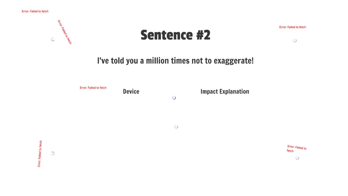 Free Euphemism, Hyperbole, Oxymoron, and Paradox Template to Edit Online