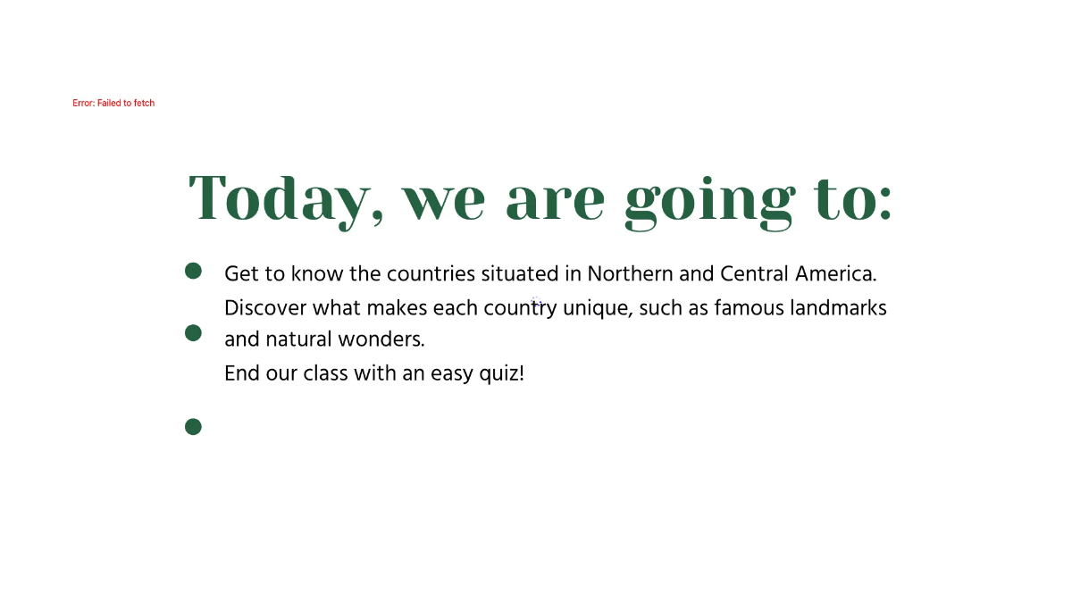 Free Countries of Northern and Central America Template to Edit Online