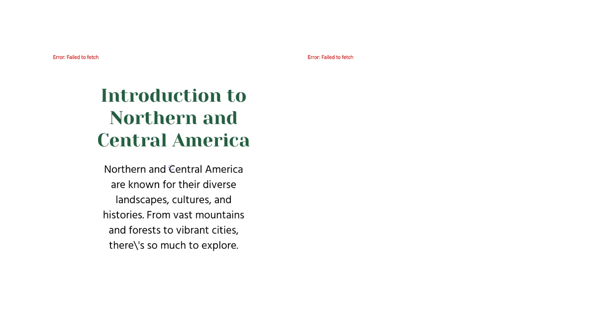 Free Countries of Northern and Central America Template to Edit Online