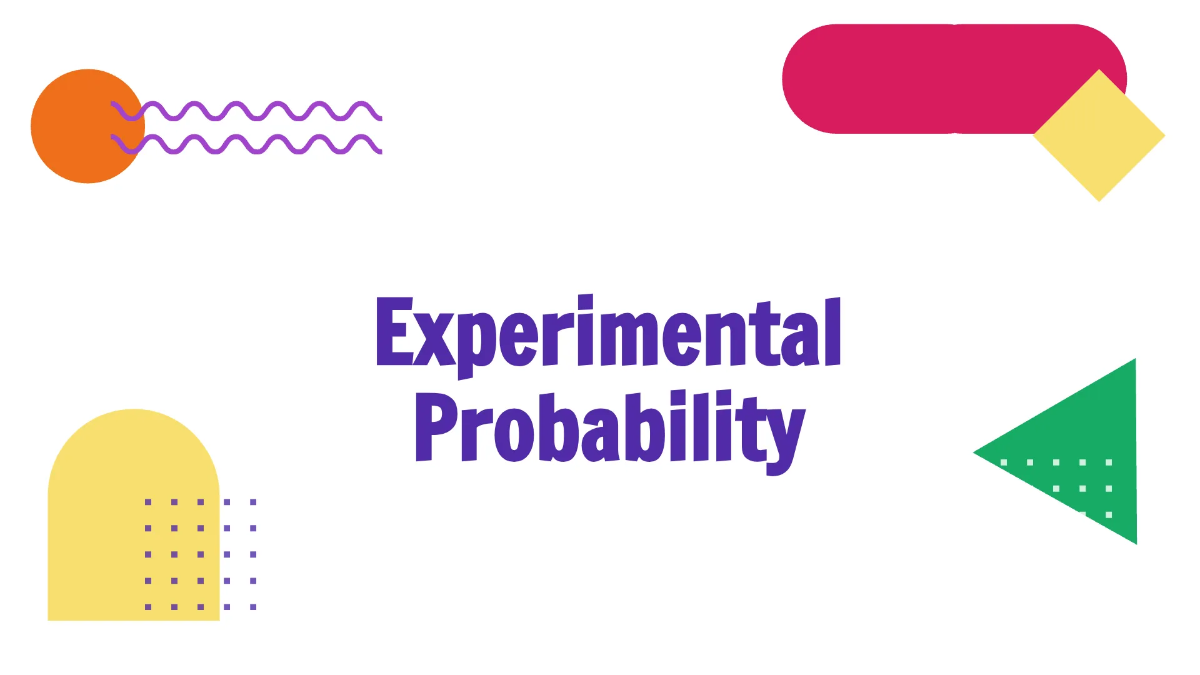 Free Experimental Probability Template to Edit Online