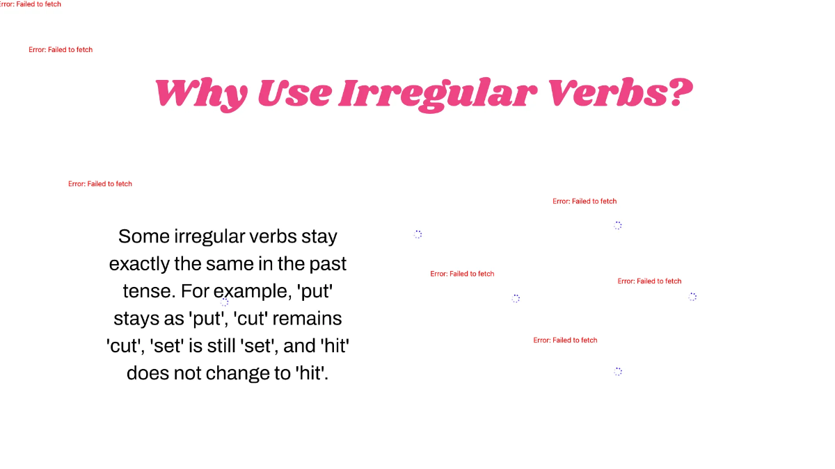 Free Irregular Past Tense Verbs Template to Edit Online