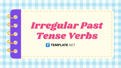 Free Irregular Past Tense Verbs to Edit Online