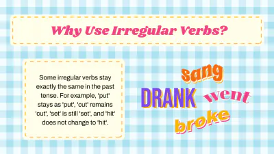 Free Irregular Past Tense Verbs to Edit Online