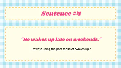 Free Irregular Past Tense Verbs to Edit Online