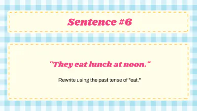 Free Irregular Past Tense Verbs to Edit Online