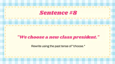 Free Irregular Past Tense Verbs to Edit Online