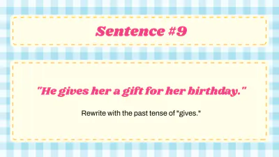 Free Irregular Past Tense Verbs to Edit Online