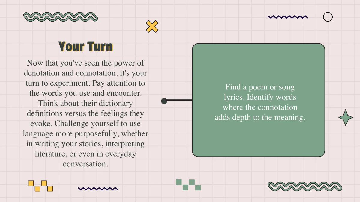 Free Connotation and Denotation of Words Template to Edit Online