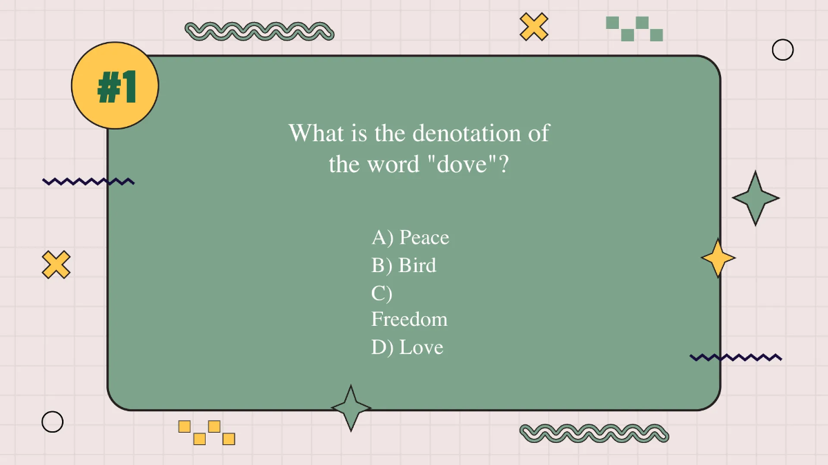 Free Connotation and Denotation of Words Template to Edit Online