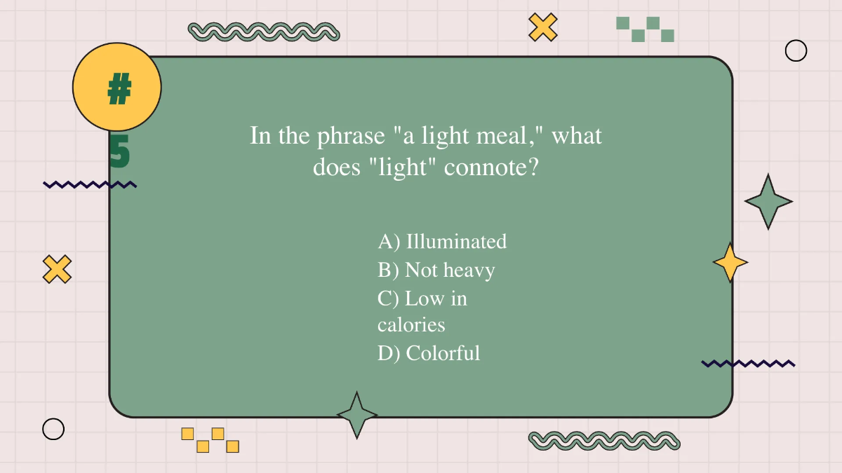 Free Connotation and Denotation of Words Template to Edit Online