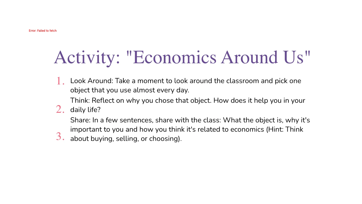 Free What is Economics? Template to Edit Online