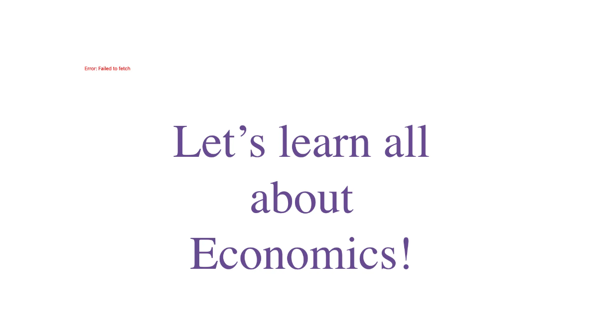 Free What is Economics? Template to Edit Online