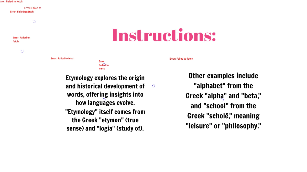 Free Using Etymologies Template to Edit Online