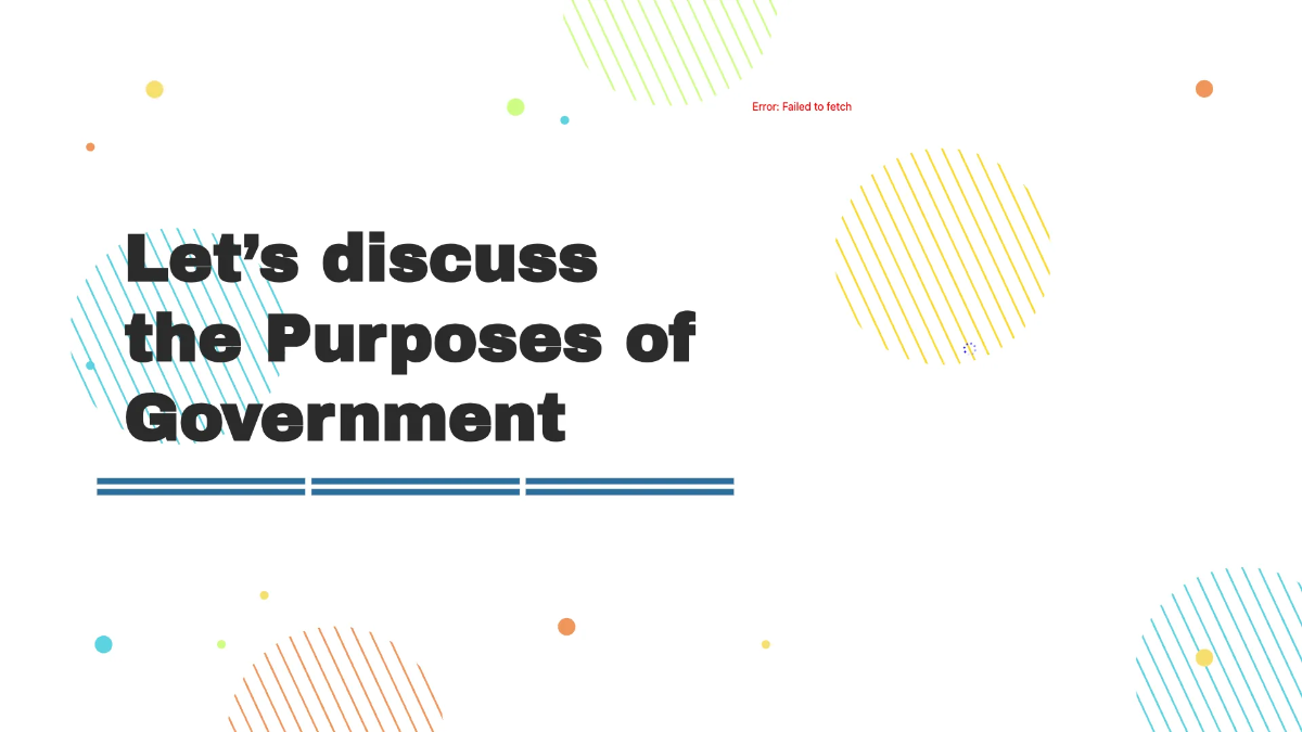 Free Purposes of Government Template to Edit Online
