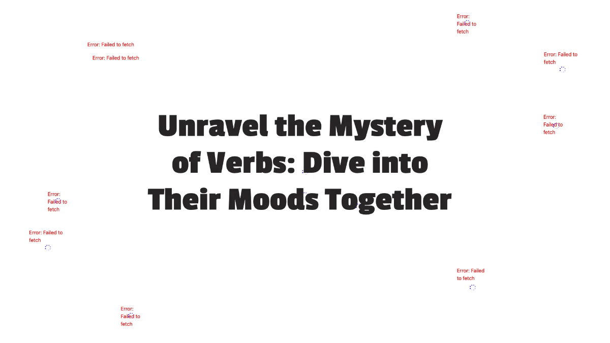 Free Identifying Verb Moods Template to Edit Online