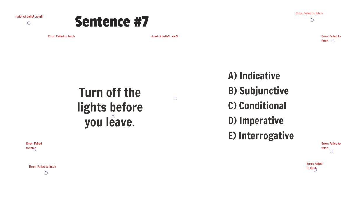 Free Identifying Verb Moods Template to Edit Online