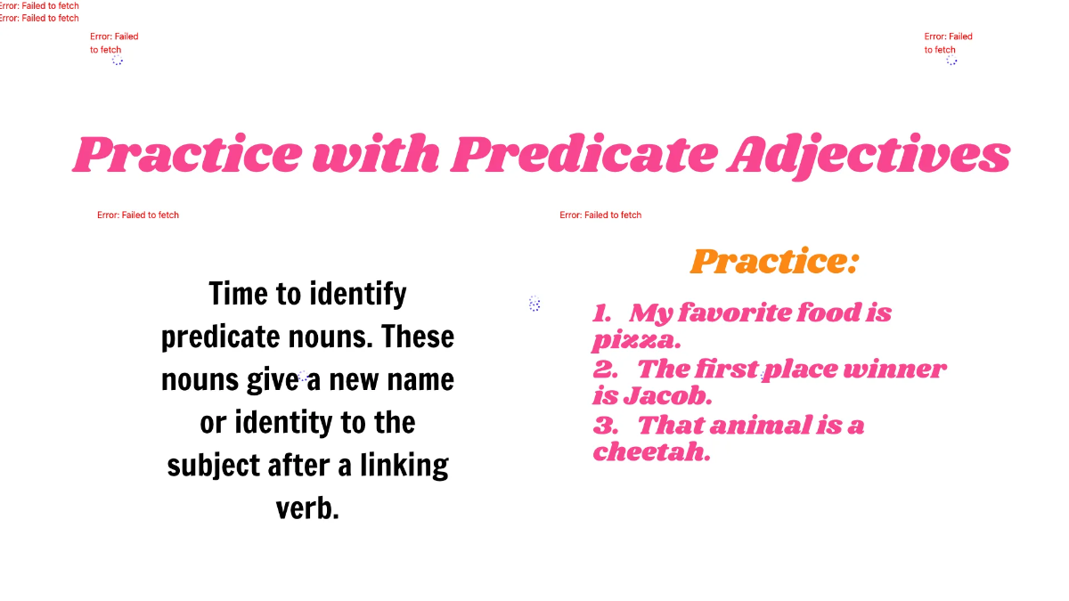 Free Identifying Linking Verbs, Predicate Adjectives, and Predicate Nouns Template to Edit Online