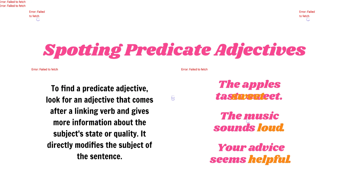Free Identifying Linking Verbs, Predicate Adjectives, and Predicate Nouns Template to Edit Online
