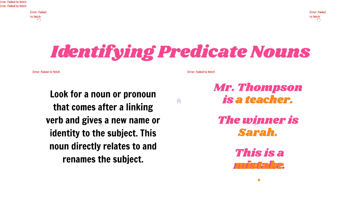 Free Identifying Linking Verbs, Predicate Adjectives, and Predicate Nouns Template to Edit Online