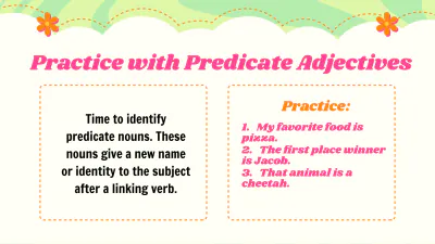 Free Identifying Linking Verbs, Predicate Adjectives, and Predicate Nouns to Edit Online