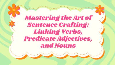 Free Identifying Linking Verbs, Predicate Adjectives, and Predicate Nouns to Edit Online