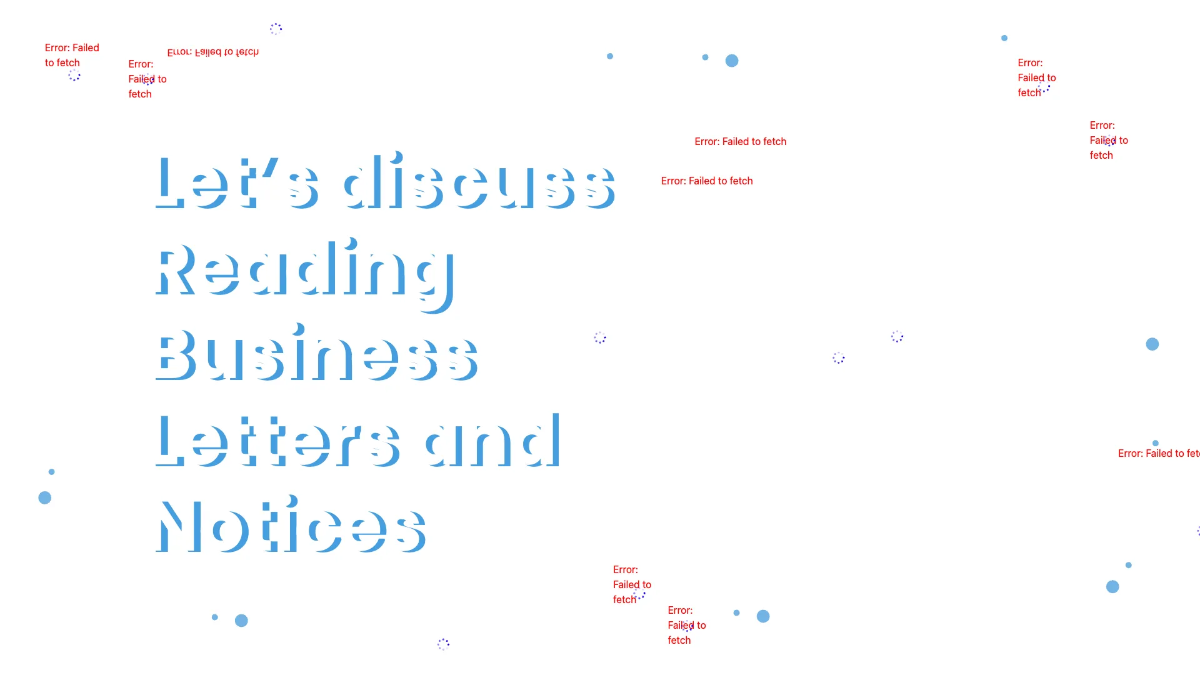 Free Reading Business Letters and Notices Template to Edit Online