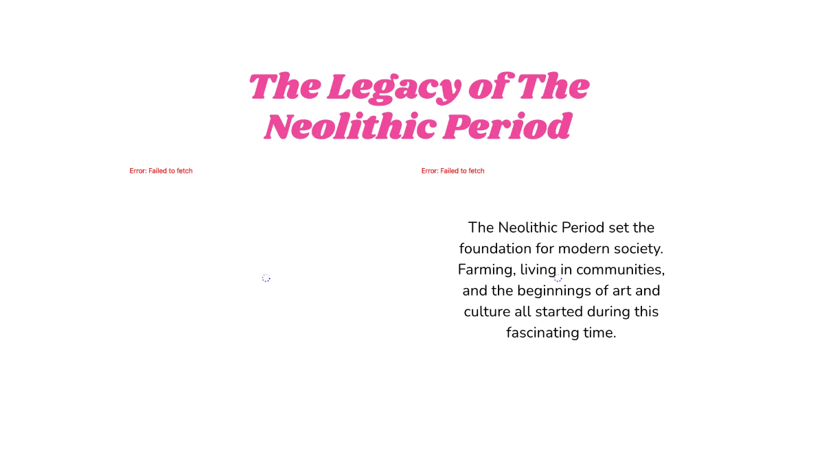 Free The Neolithic Period Template to Edit Online