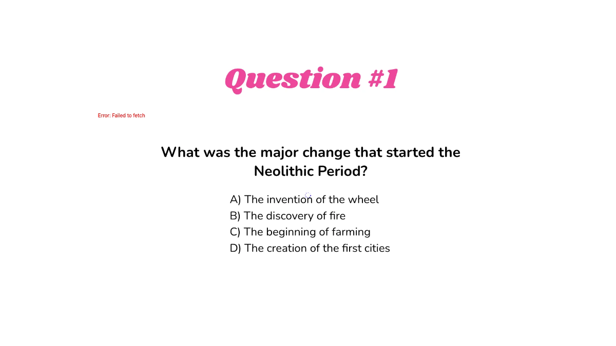 Free The Neolithic Period Template to Edit Online