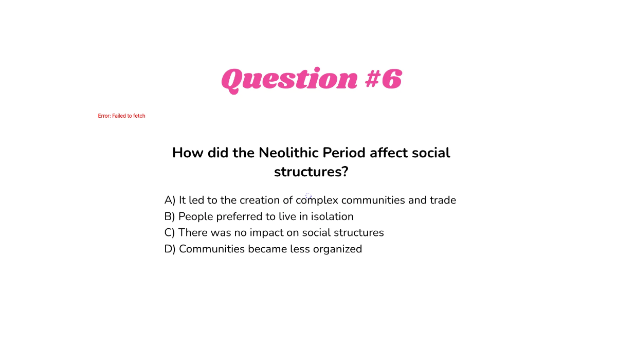 Free The Neolithic Period Template to Edit Online